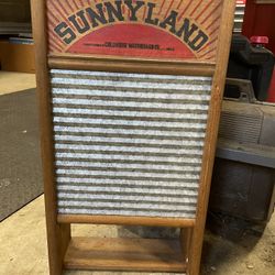 Antique Washboard Cabinet 