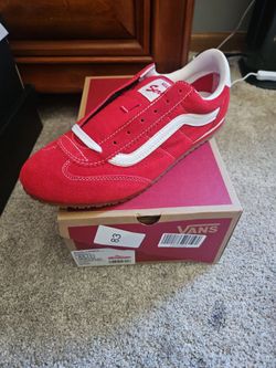8.5 mens red vans