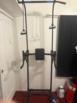 Power Tower Pull-Up and Dip Station