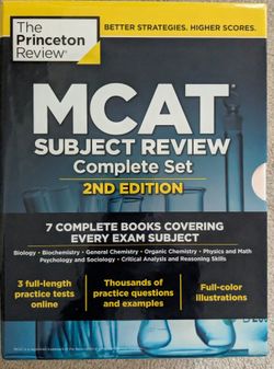 MCAT Subject Review Complete Set 2nd Edition