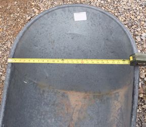 Primitive KRAUSS Antique Galvanized Tin COWBOY BATHTUB for Sale in
