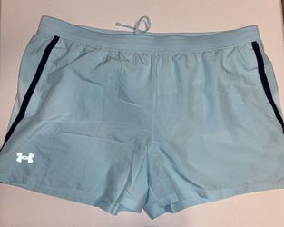 Under Armour: Men’s Sky Blue Athletic/Running Shorts (3XL/3X)