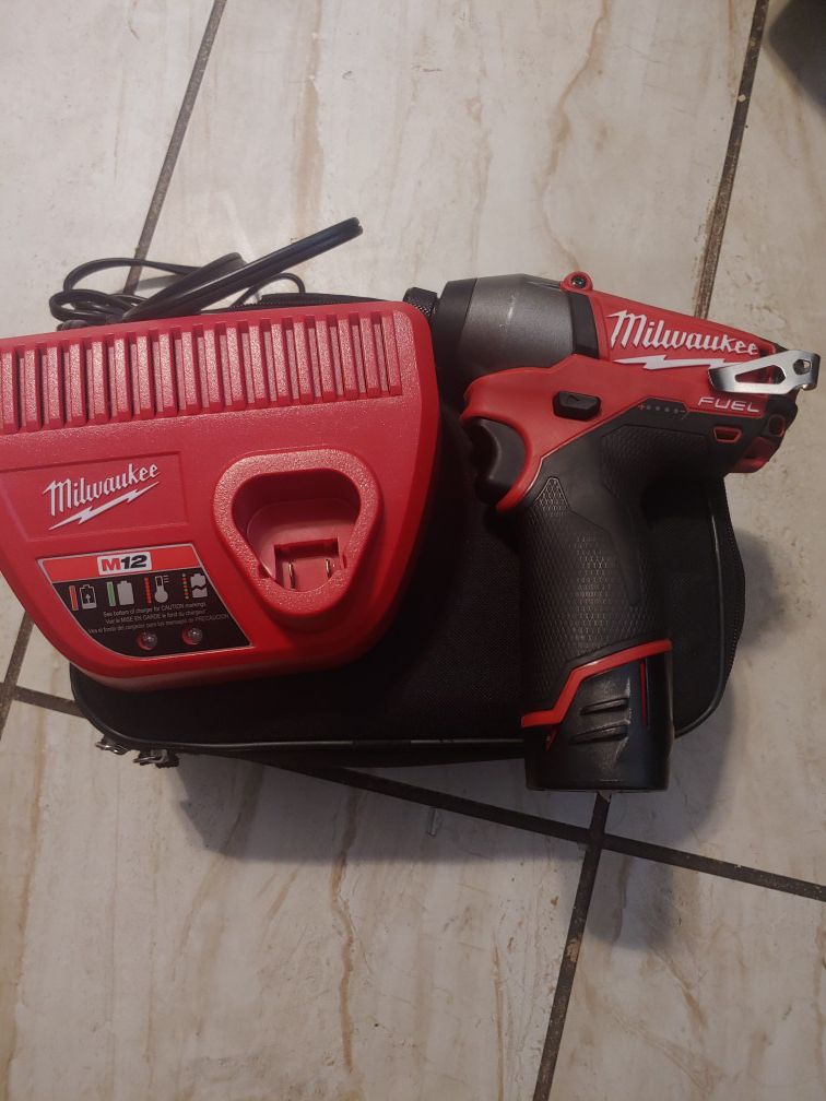 Used Milwaukee impact driver , excellent condition like new