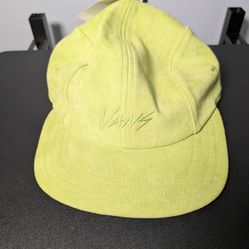 Vans 5-Panel Hat Lime Green Neon Faux Suede Strapback