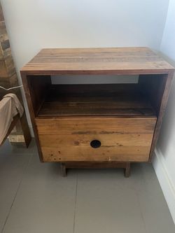 Wooden night stand