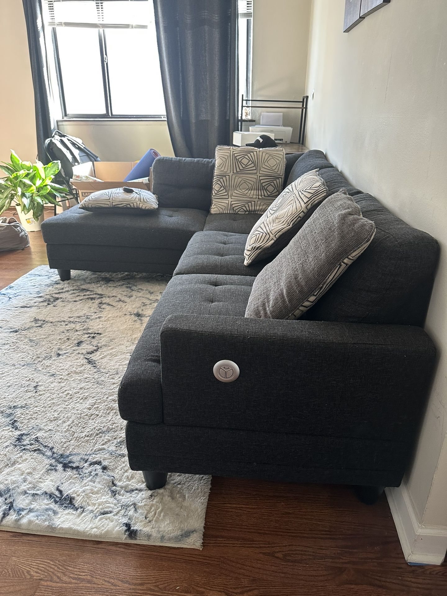 Grey Sectional Sofa