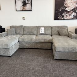 🪑 Light Gray U-Shaped Sectional – ONLY $599!