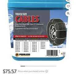 Peerless Chain Light Truck/SUV Tire Cables, 0196555 