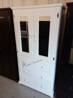 White Wardrobe Closet 36 Inch!
