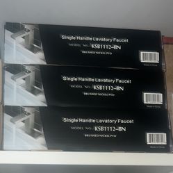 Brushed Chrome Single Hand Faucet 