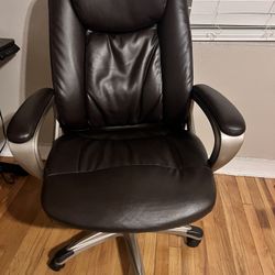 Leather Office Chair  Must Pick Up