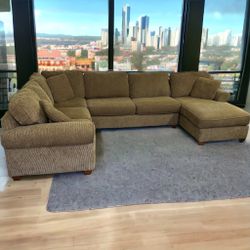 3 Piece Bauhaus Sectional Couch Sofa