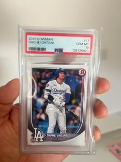 Shohei Ohtani Psa 10 sports card slab #17 La dodgers baseball graded