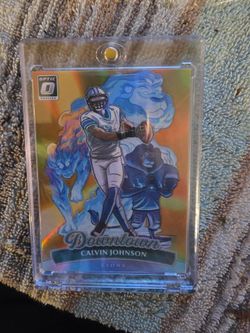 Calvin Johnson Megatron Downtown NFL card