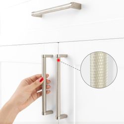 8 Pcs Brushed Nickel 6.25" Center Hole / 6.625" Length Cabinet knobs handles and Pulls
#14A330394