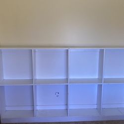 Large White Storage Shelf