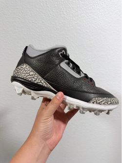 Jordan retro 3 black cement cleats