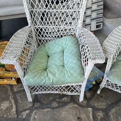Antique wicker chairs rocker regular 100 years or older
