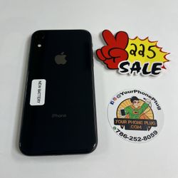 IPHONE  XR   UNLOCKED   64GB BLACK    NEW BATTERY