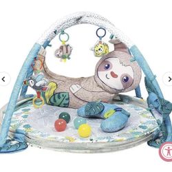 INFANTINO - 4-IN-1 JUMBO BABY ACTIVITY GYM & BALL PIT - SLOTH