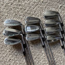 Titliest 690MB Forged and Mizuno MP14 Iron Set Stiff Flex 3-9+PW+SW+LW