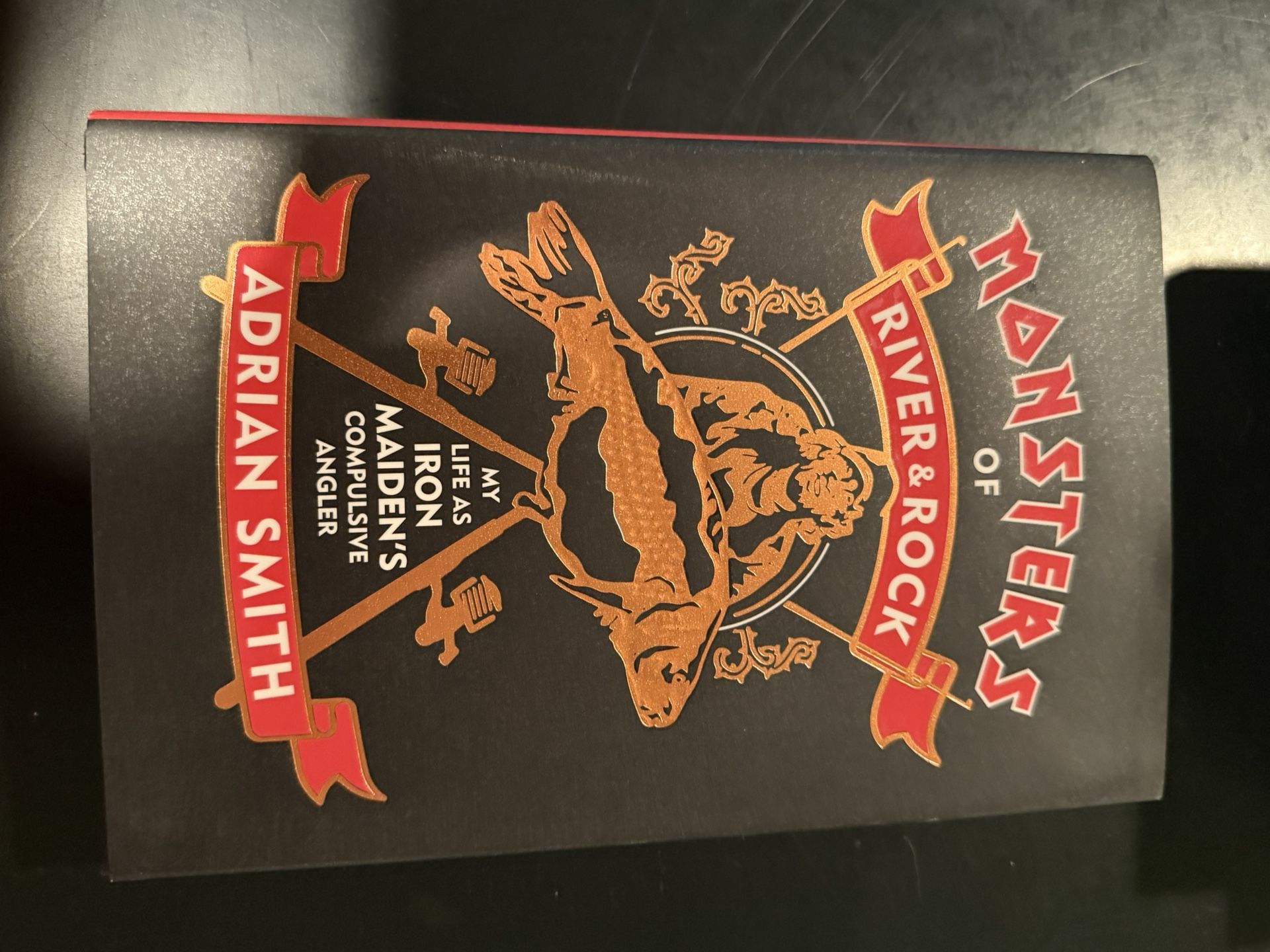 Monsters of River and Rock hardcover book. By Adrian Smith of Iron Maiden.
