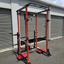 Weight Power Rack With Cables