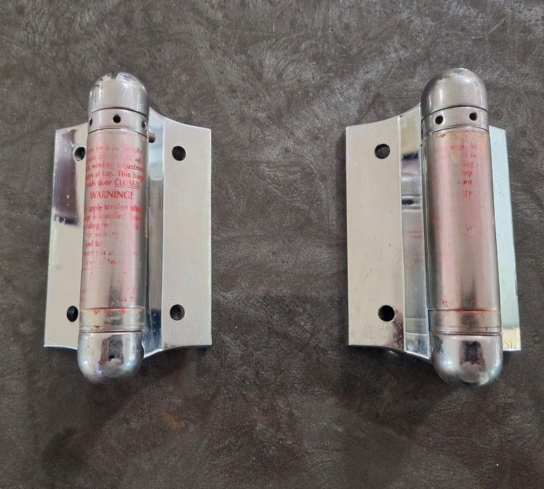 Double Action Spring Hinges