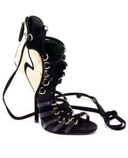 Giuseppe Zanotti Gold Plated Heels