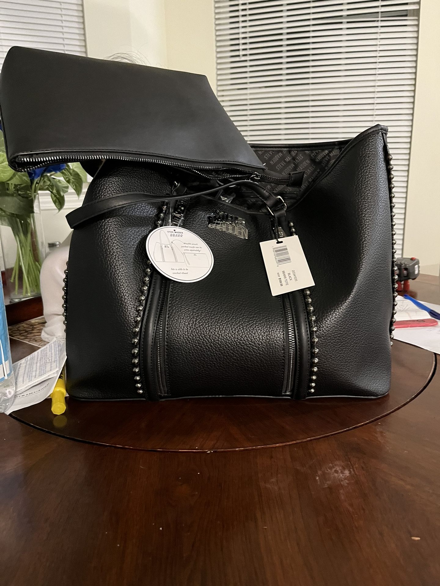Handbag Steve Madden Extra Large With Pouch