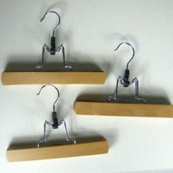 Wood Clamp Clothes Hangers