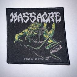 MASSACRE, FROM BEYOND, SEW ON WOVEN PATCH