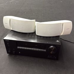 Onkyo AV receiver and 2 Bose Speakers