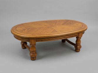 Oval Oak Wood Table Top