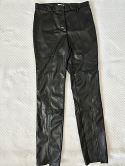 Jason Wu Faux Leather Pants Size M Black