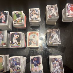 Baseball Card Lot Of 3000 Plus All Base Cards. Star Players 