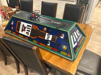 Miller Lite Beer Pool Table Light