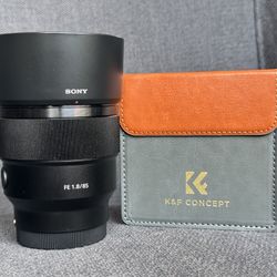 Sony 85.18 FE And Filter ND Like New