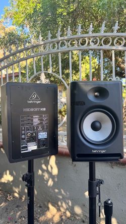 Studio Monitors with stands