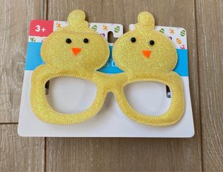 Easter Chick Novelty Glasses