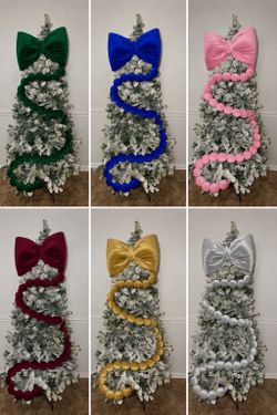 Luxury handmade Christmas velvet garland