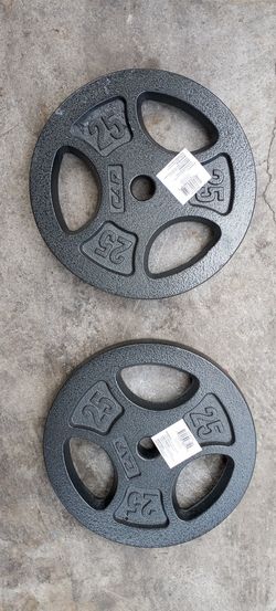 Weights 2x25lbs.1inch brand new