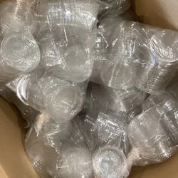 125ct - Plastic Lids For Disposable Portion Cups LIDS ONLY 2 1/2” Wide