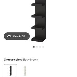IKEA LACK Wall Shelf Unit, Black - Used