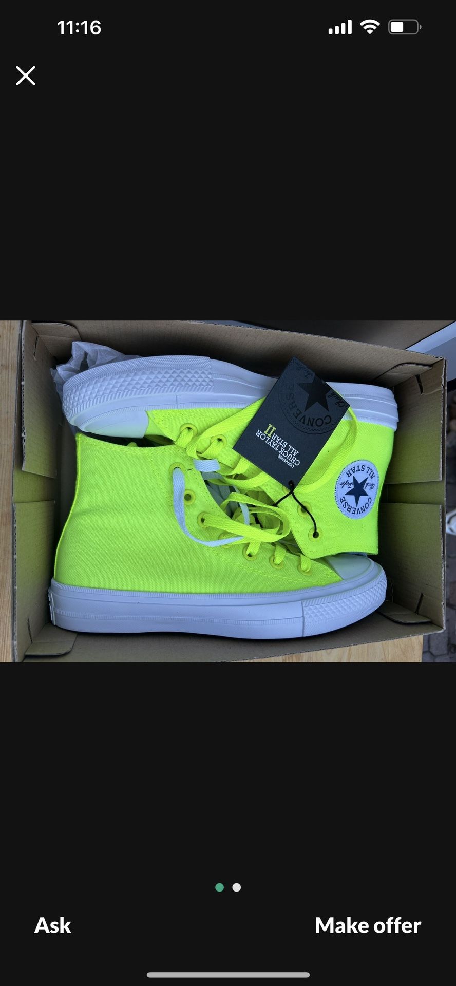 New Converse Size 7