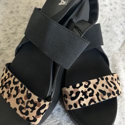 Leopard Wedges 