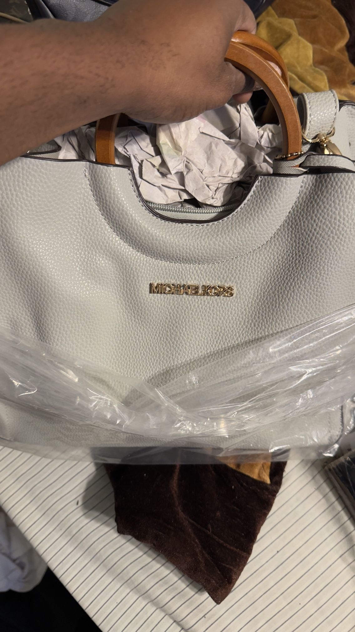 MK Grey Purse Brand New