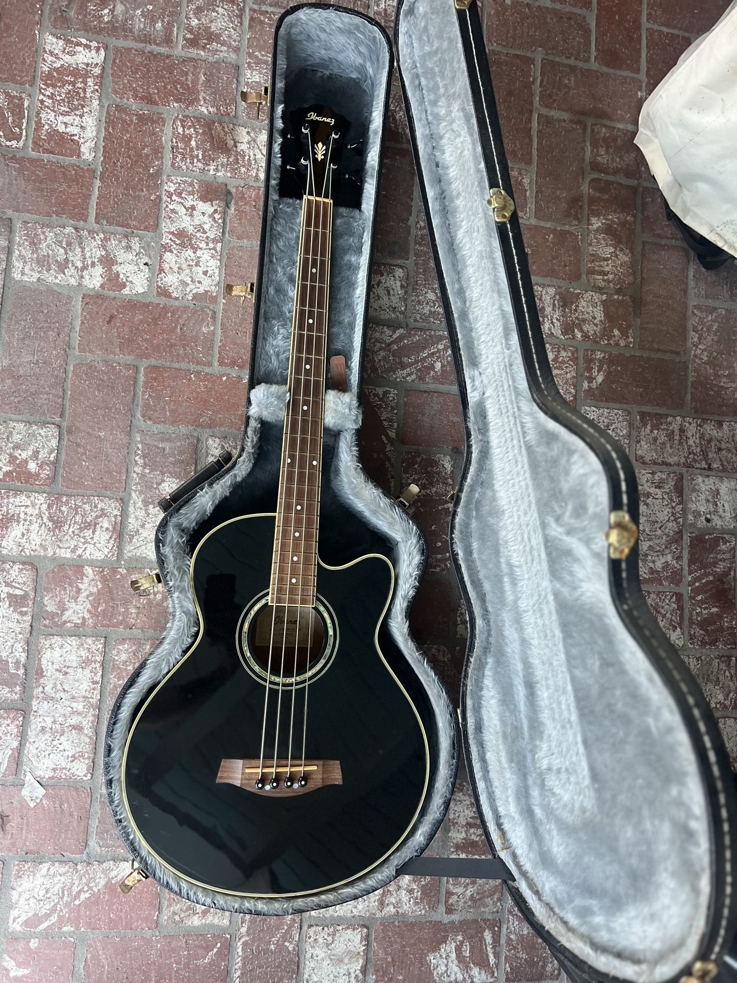 Ibanez Acoustic Bass Guitar With Built In Tuner EQ