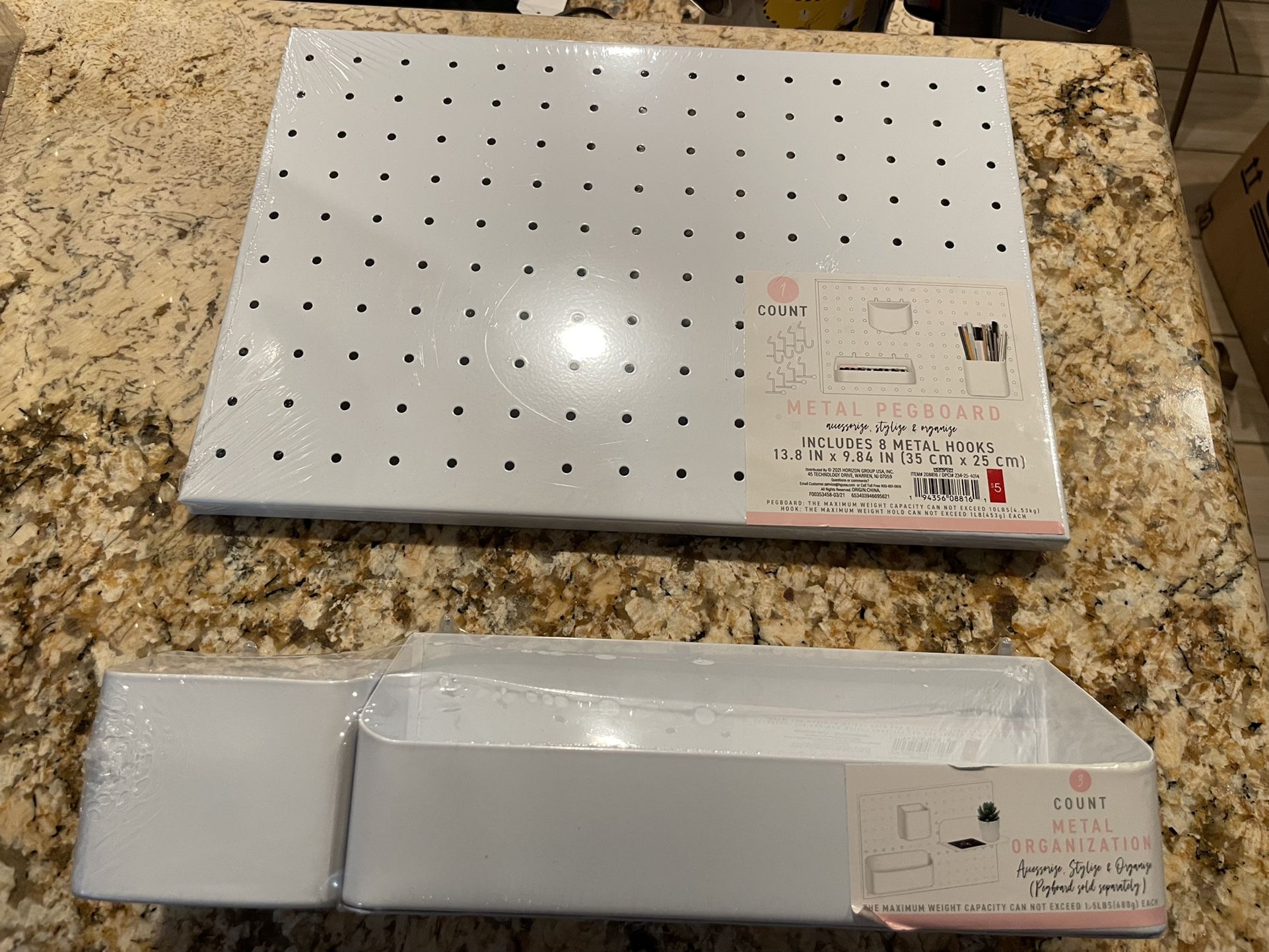 Target Bullseye Metal Pegboard & Accessories
