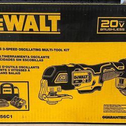dewalt 20v brushless 3 speed oscillating multi tool